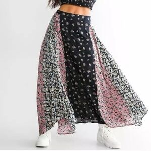 Free People Kaia Twilight Combo Maxi Skirt